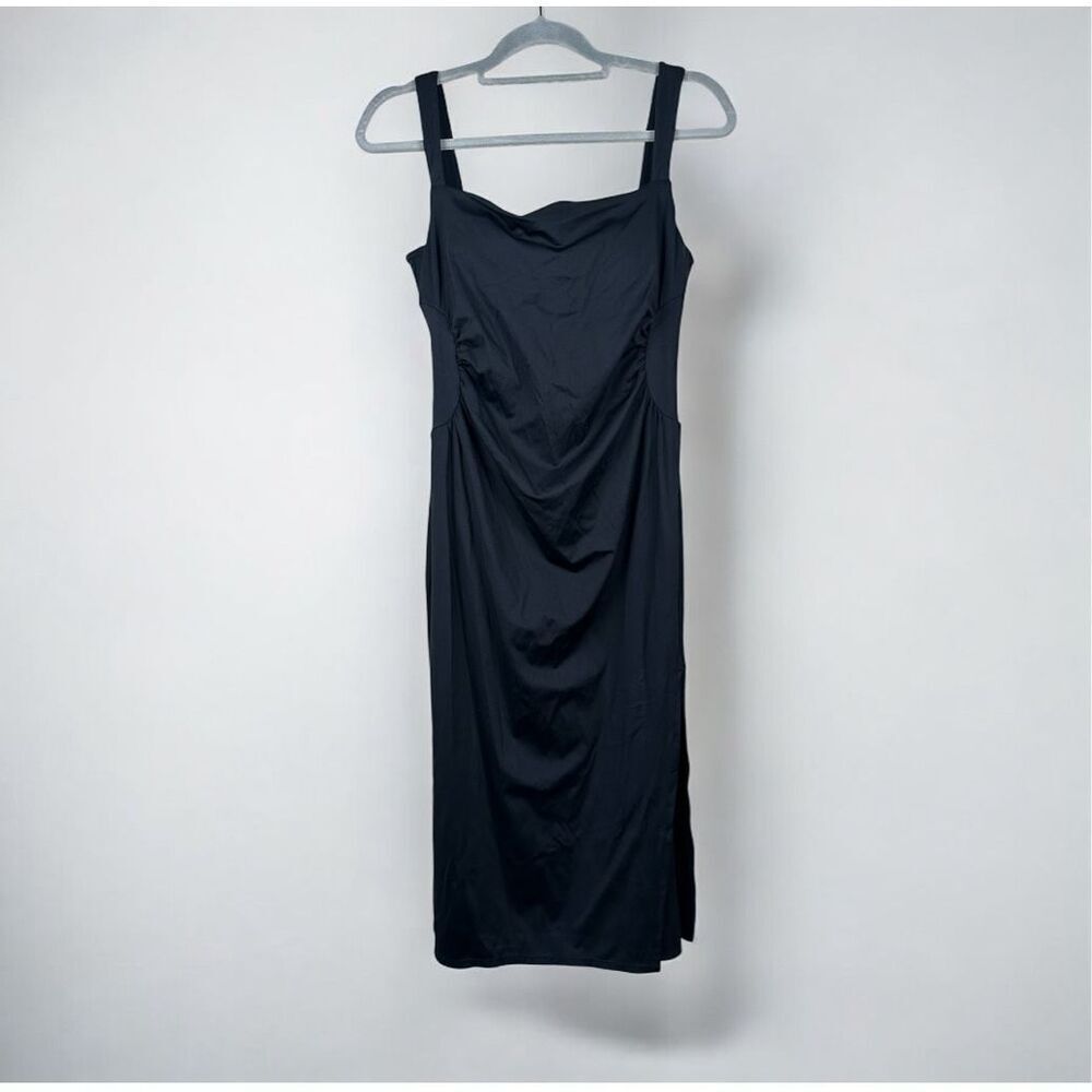 Halara SoftlyZero Airy Rouched Bodycon Dress sz medium NWT